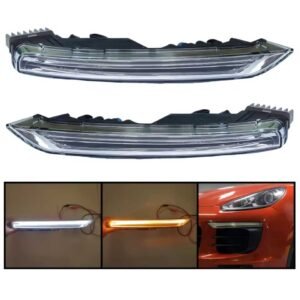 LED DRL ضوء نهاري مع إشارة لبورش كايين 2015-2017 3.0T وCayenne S 3.6T